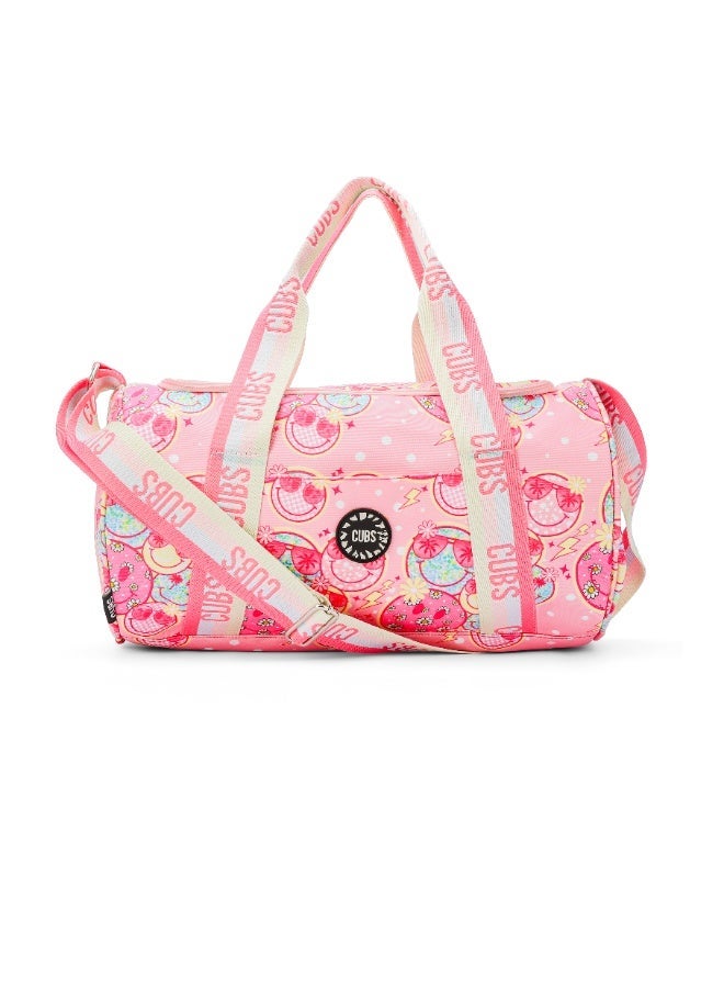 Cubs Smiley Faces Medium Duffel - Image 1
